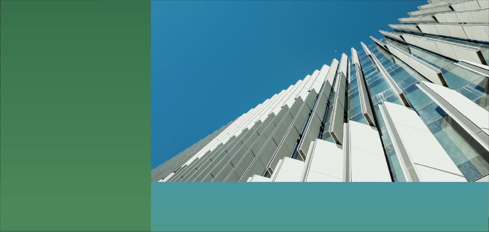 Low-angle photo of an office façade.