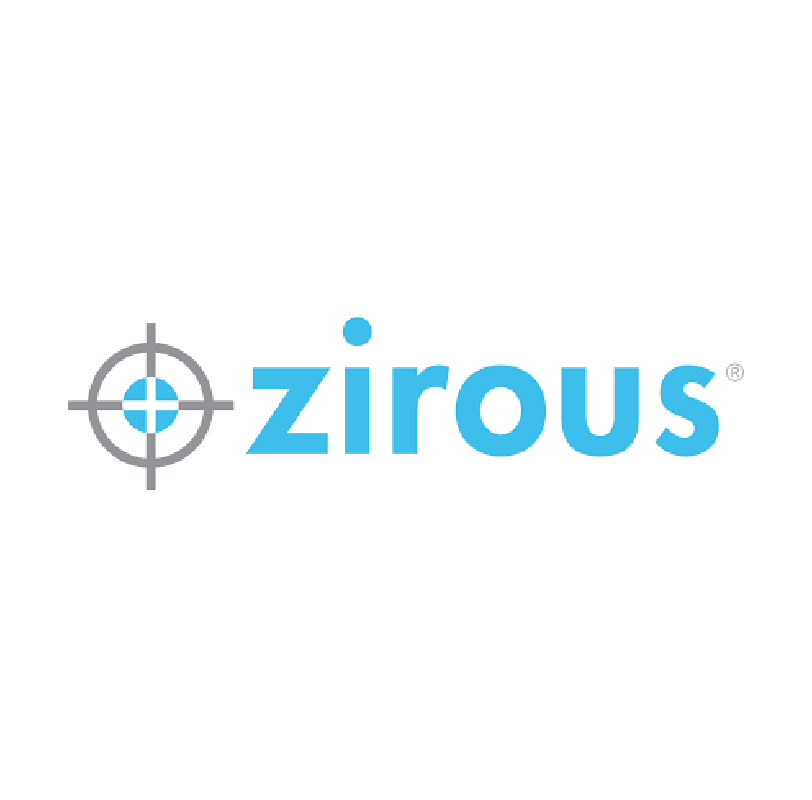 The Zirous logo represents a technology and data solutions company that provides expertise in IT consulting, data analytics, cybersecurity, and digital strategy.